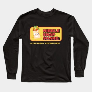 Food bloggers nibble and share Long Sleeve T-Shirt